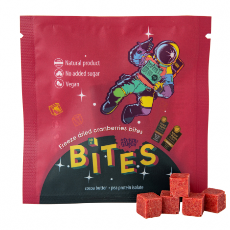 Freeze dried (lyophilized) cranberries snack