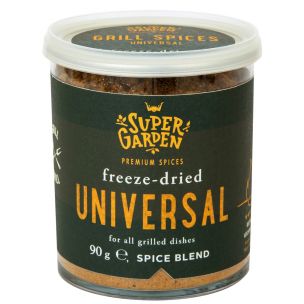 Freeze dried (lyophilized) universal spice blend