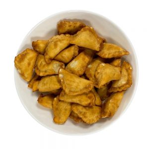 Freeze dried (lyophilized) chebureks, meat, snack
