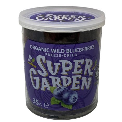 Freeze dried (lyophilized) organic wild blueberries