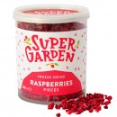 Freeze dried (lyophilized) raspberry pieces