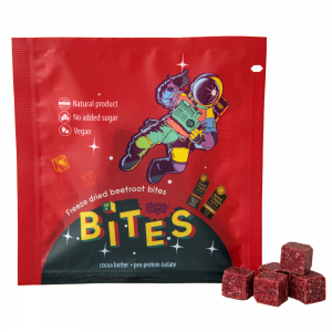 Freeze dried (lyophilized) beetroot snack