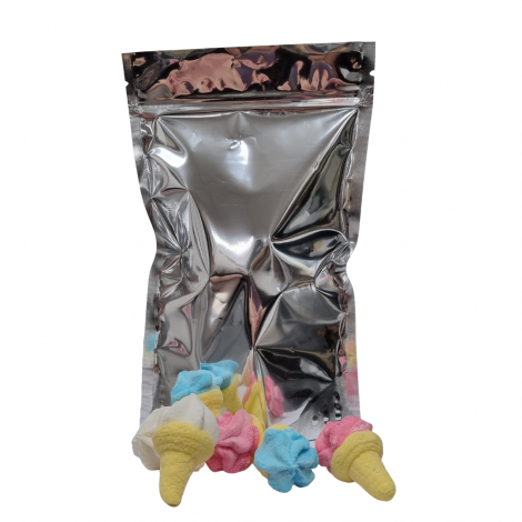 Freeze dried (lyophilized) candies, sweets, marshmallows